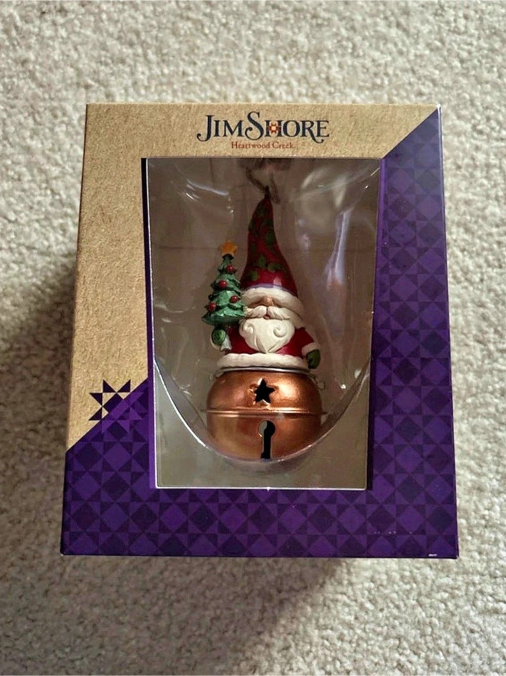 Jim Shore Heartwood Creek Santa Ornament Santa Christmas Ornament NWT